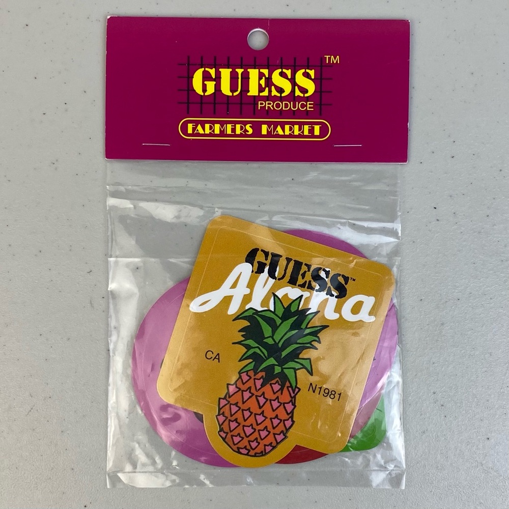 2018 Guess Farmers Market Sticker